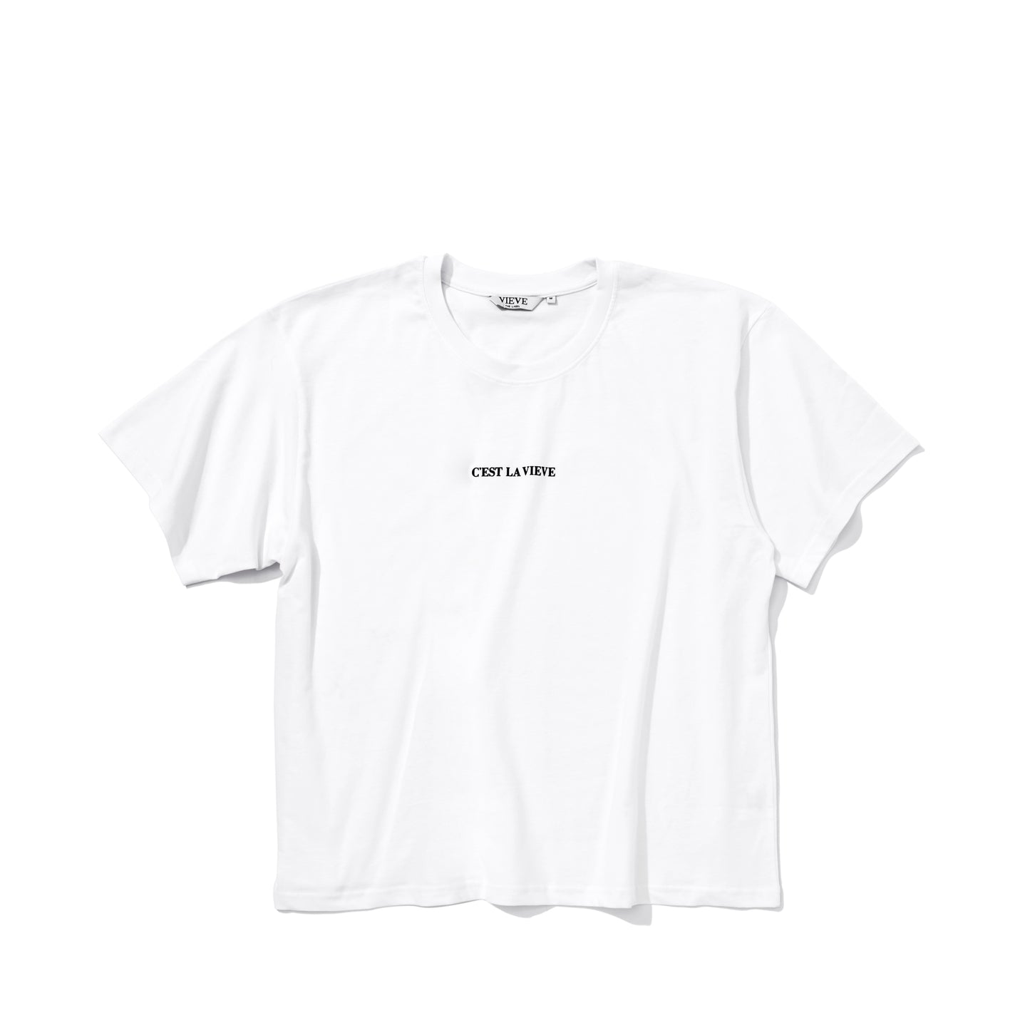 C'est La VIEVE T-Shirt | White 100% Cotton T-Shirt | VIEVE