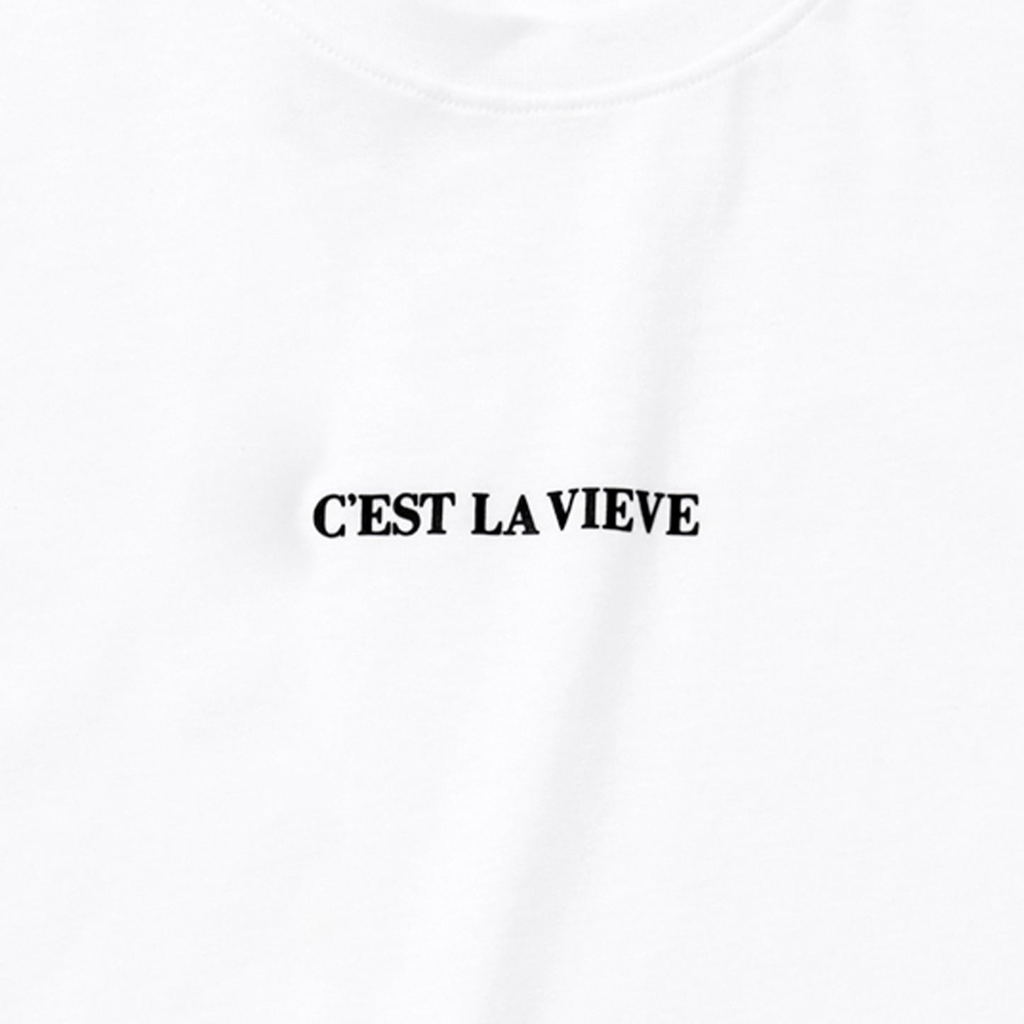 C'est La VIEVE T-Shirt | White 100% Cotton T-Shirt | VIEVE